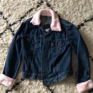 One of a Kind Vintage REFORMATION Fur-Lined Jacket